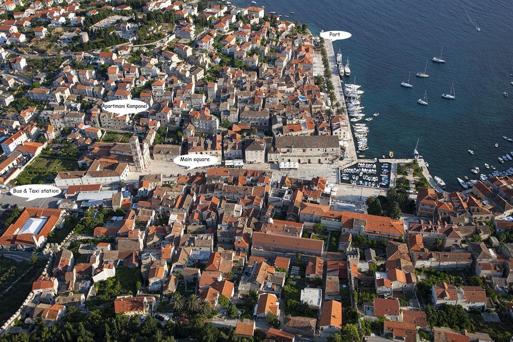 Apartments And Rooms Kampanel Hvar Town Kültér fotó